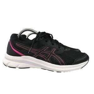 ASICS Jolt 3 Wide 9.5 Black Pink Running Sneakers Athleisure Everyday Wear Gym